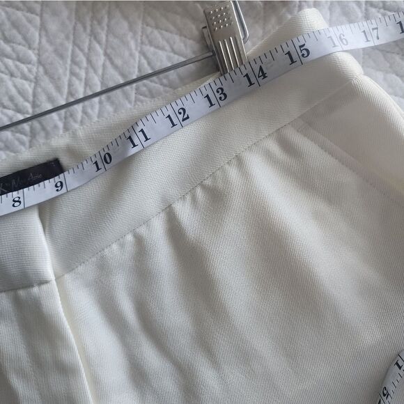 Tex by MaxAzria cropped midi Bermuda minimalist contemporary pants - Picture 7 of 11